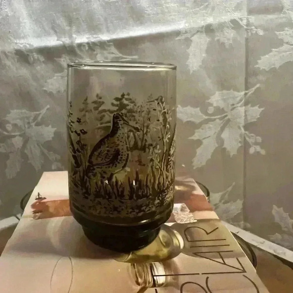 Vintage Set of 4 Smokey Sandy Piper Tumblers - Picture 7 of 7